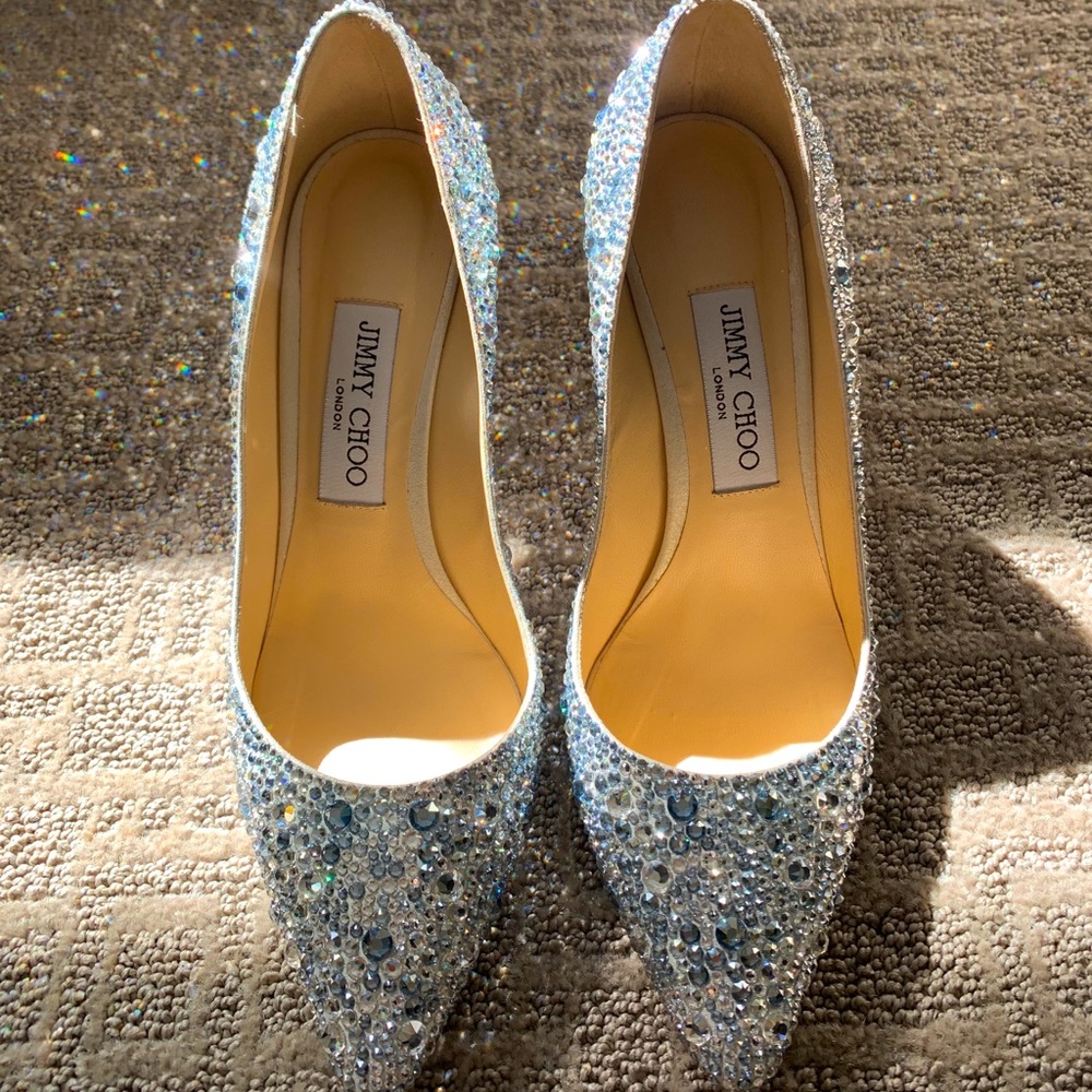 Jimmy Choo Swarovski Heels